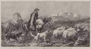 Vermoeide Schapen, Glen Spean, Schotland, uit de Tentoonstelling van de Koninklijke Academie
